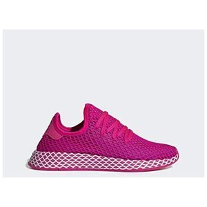 adidas Womens Deerupt Runner Lace Up Sneakers Shoes Casual - Pink - Size 7 B